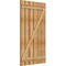 Ekena Millwork Spaced Board-n-Batten Shutters w/Z-Bar, Rough Sawn Western Red Cedar, 34 3/4W x 60H, PR RBS06Z35X060RWR - alternate 4